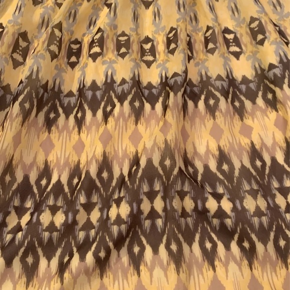 NWT Boho Yellow Cold Shoulder Dress Size Medium - Picture 5 of 6